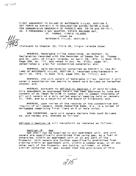 2004 Section 2 Amendments to Bylaws GRILLS