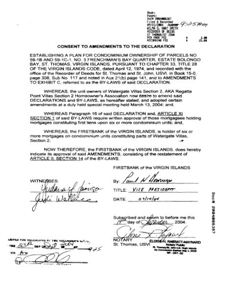 2004 Section 2 Amendments to Bylaws LIABILITY GAS