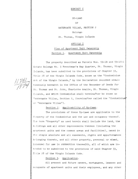 Section 2 By-laws