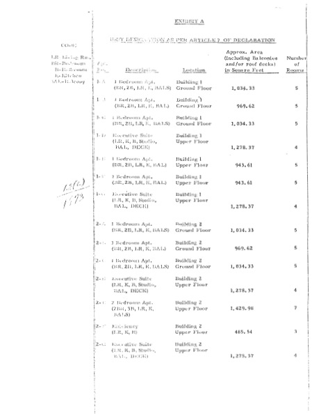 Section 1 Exhibits A - B